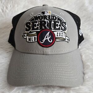 Atlanta Braves MLB 2021 World Series League Champs Baseball Hat Snapback NWT